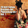 Girl Tattoo Brushes Vol.1
