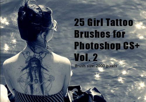 Girl Tattoo Brushes Vol.2