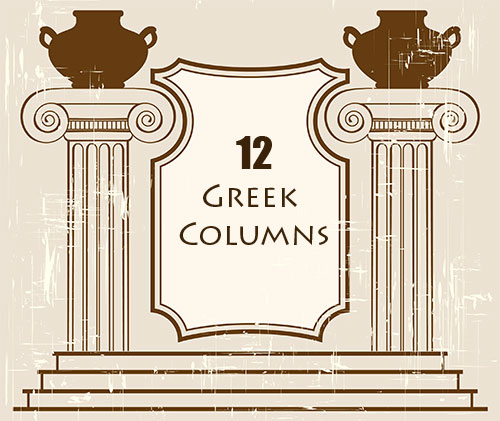 Greek Columns PS Brushes