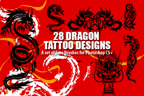 Dragon Tattoo Designs by fiftyfivepixels