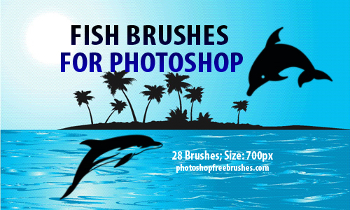 Fish Clip Art Brushes by fiftyfivepixels