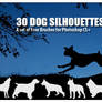 Dog Silhouettes - PS Brushes