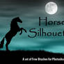 Horse Silhouettes - PS Brushes