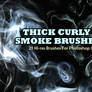 Thick, Curly Smoke Brushes