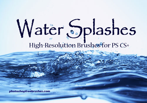 Water Splashes-PS Brush Set