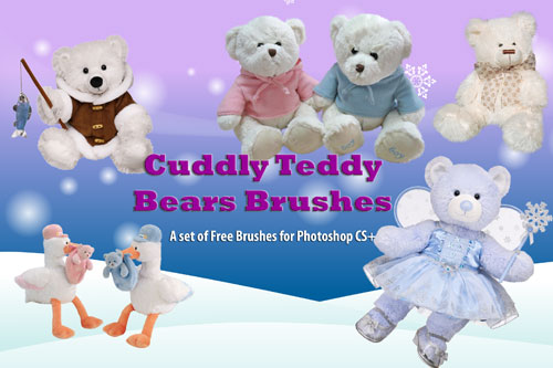 Teddy Bear Clip Art Brushes