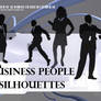 21 Business People Silhouettes