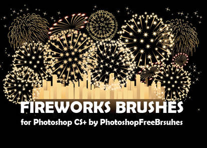 18 Fireworks Photoshop Brushes