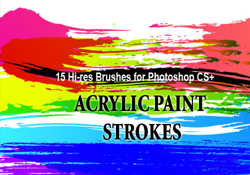 18 Acrylic Paint PS Brushes