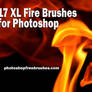 17 Fire Brushes for Photoshop