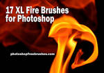 17 Fire Brushes for Photoshop
