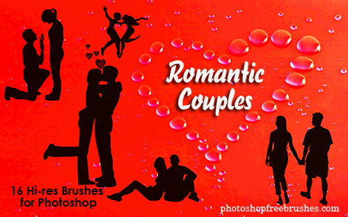 Lovers Photoshop Brushes by fiftyfivepixels