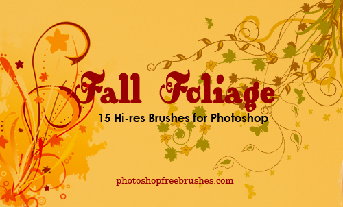 15 Fall Foliage PS Brushes