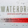 FREEBIES: 14 Hi-Res Water Drops Textures