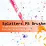 Paint Splatters Photoshop Brushes