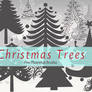 15 Free Christmas Tree Brushes for Photoshop