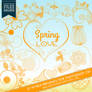 21 High-Res Spring Flowers and Swirls Brushes