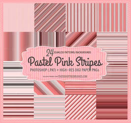 24 Pastel Pink Striped Patterns and Backgrounds