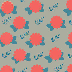 Vintage ish Flower Pattern 4