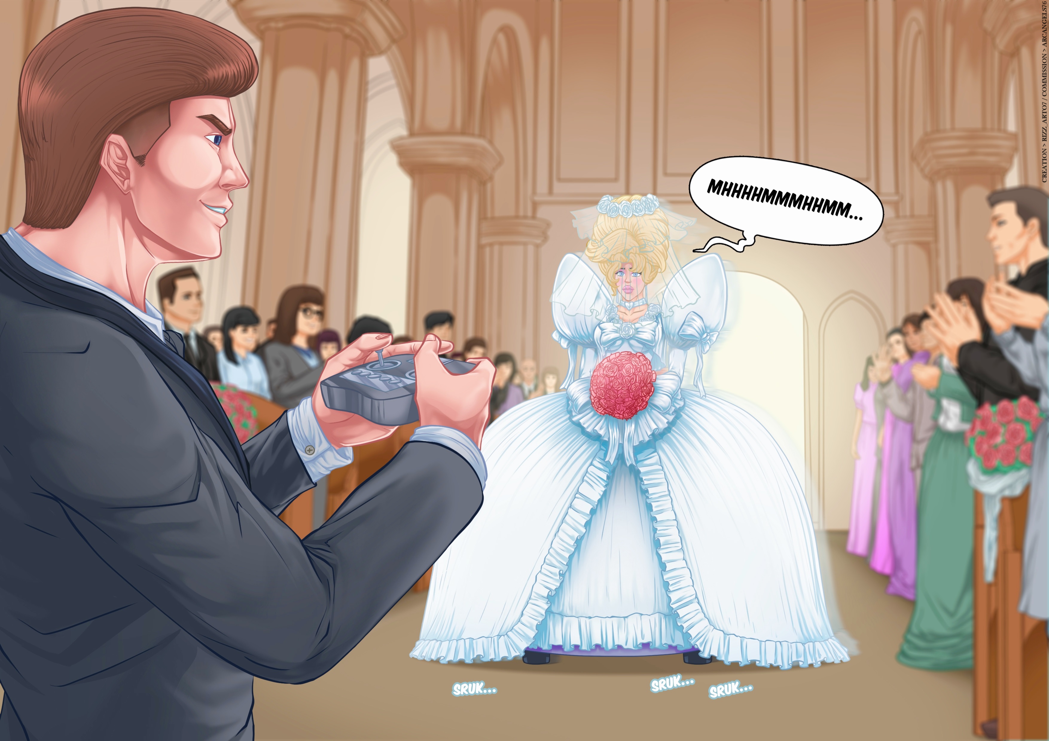 Deviantart Tg Remote Control Remote Bride to the Altar - Sequel Illustration by arcangels76 on ...