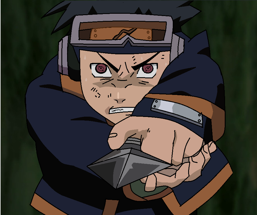 Obito Uchiha (Drawn with MS paint) by EricxvanderxVen on DeviantArt