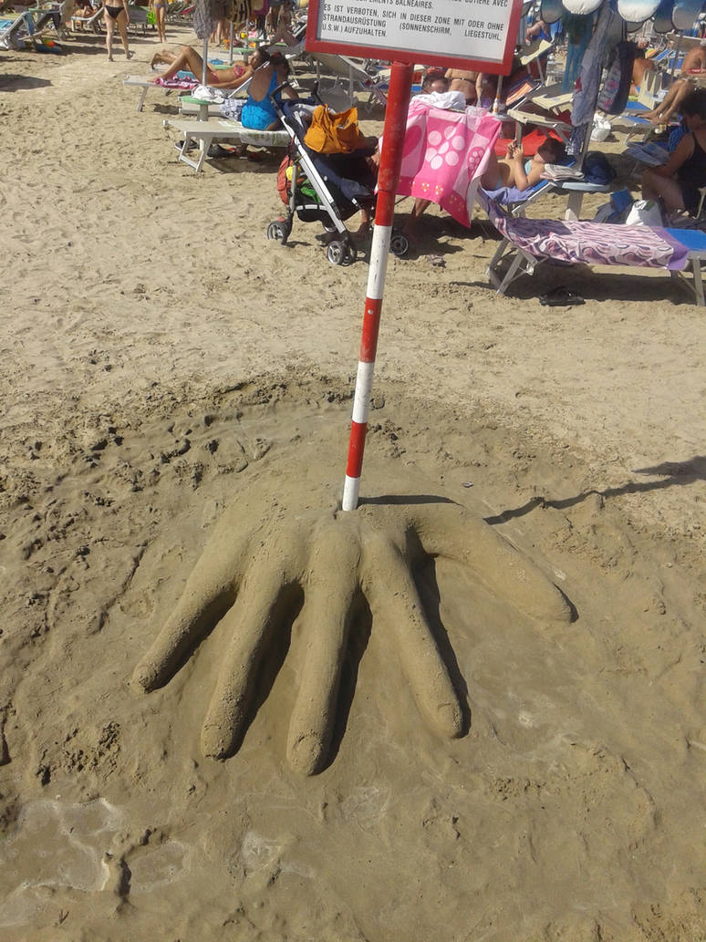 Sand Hand by BETMARK on DeviantArt