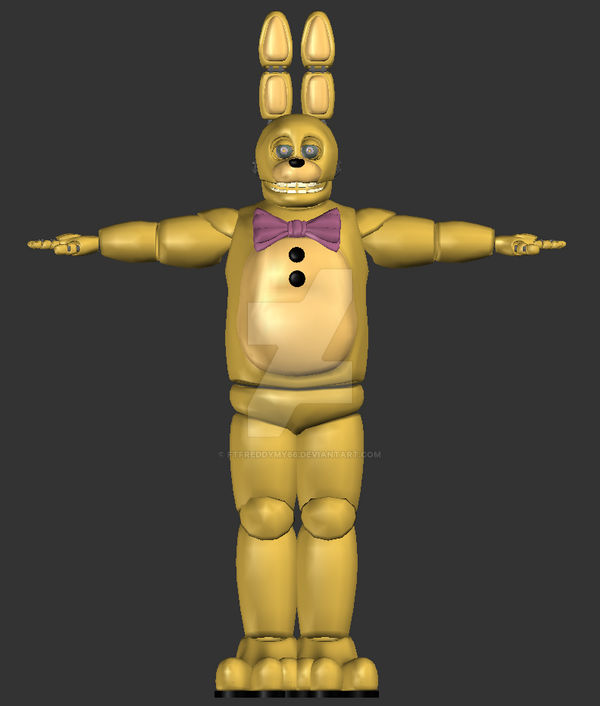 stylized springbonnie WIP by ftfreddymy66 on DeviantArt