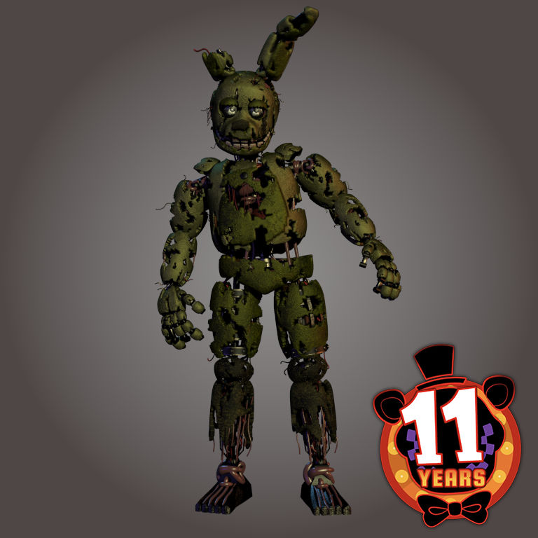 Springtrap P.F v6 release (11th anniversary) UPD 2 by ftfreddymy66 on ...