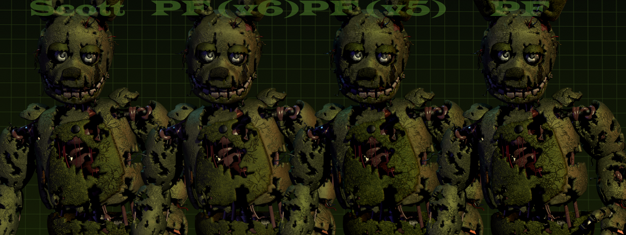 Spring Trap Vs Rem Springtraps comparison by ftfreddymy66 on DeviantArt