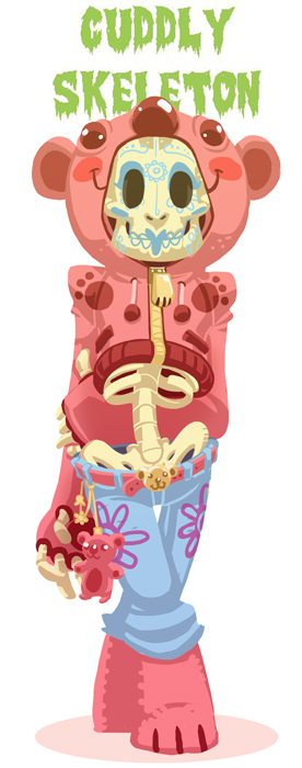 MonSter Girl 01 Cuddly Skeleton