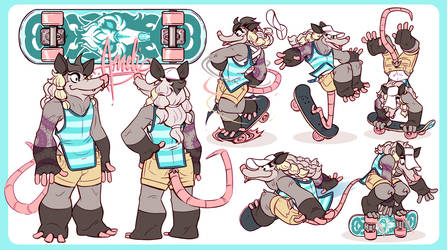 CDChallenge- Animal Skate Park- Ameli Opossum