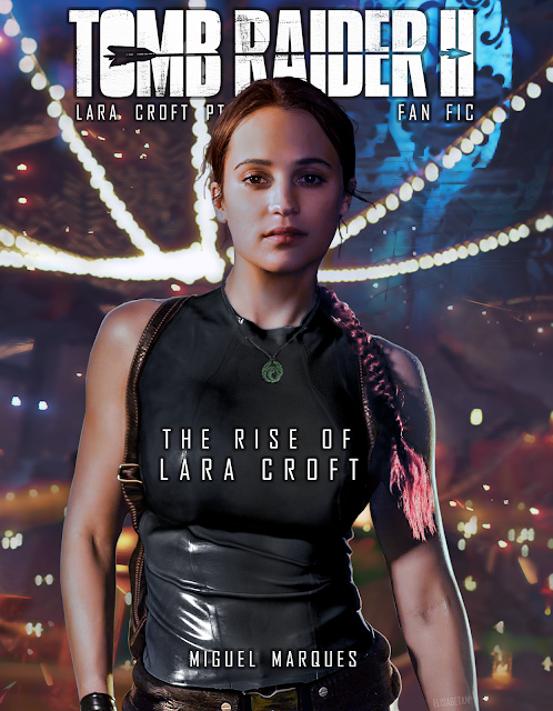 Primeiro poster do filme Tomb Raider