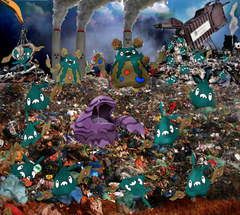 Pokemon Garbage Dump by SmashBrawlR7538 on DeviantArt
