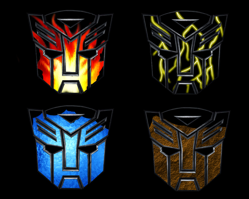 Elemental Autobot Logos