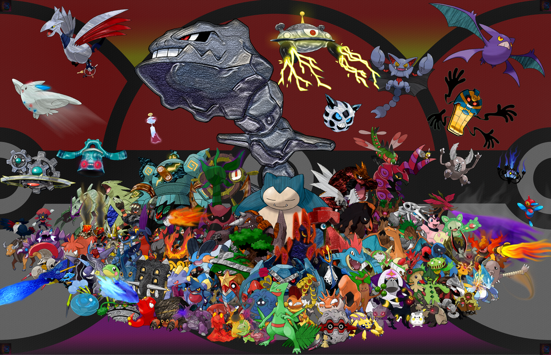 Favourite Pokemon - Generations 1-7 by SmashBrawlR7538