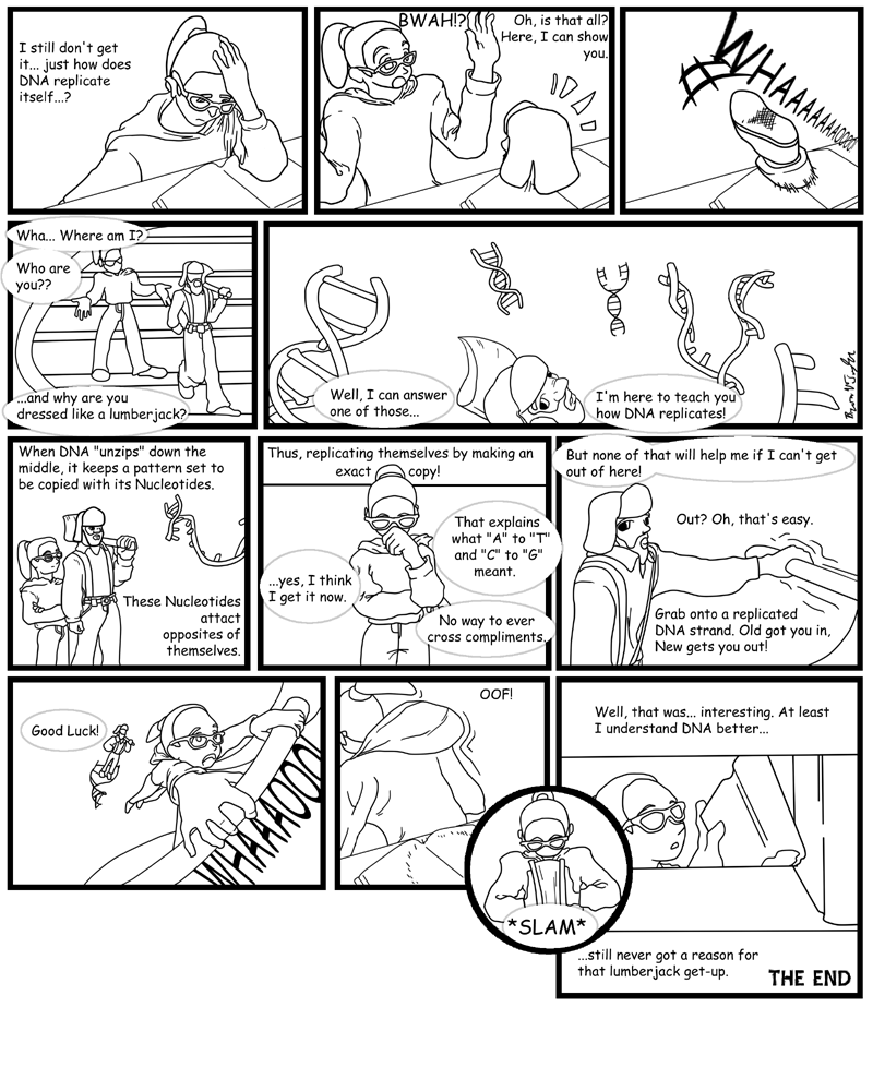 How DNA Replicates - Comic by tsunamidusher on DeviantArt How DNA Replicates - Comic by tsunamidusher on DeviantArt