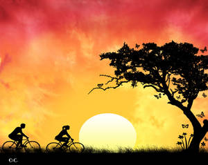 Sunset ride by onutzaC