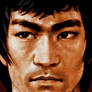 Bruce Lee close up