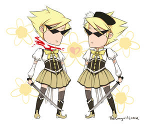 Dirk Dressed as Mami x2