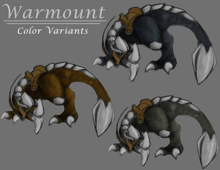 Warmount WIP - Color Variants