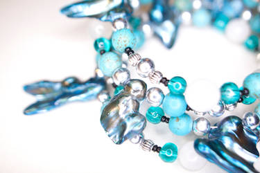 OOAK Mermaid Style Bracelet on ETSY