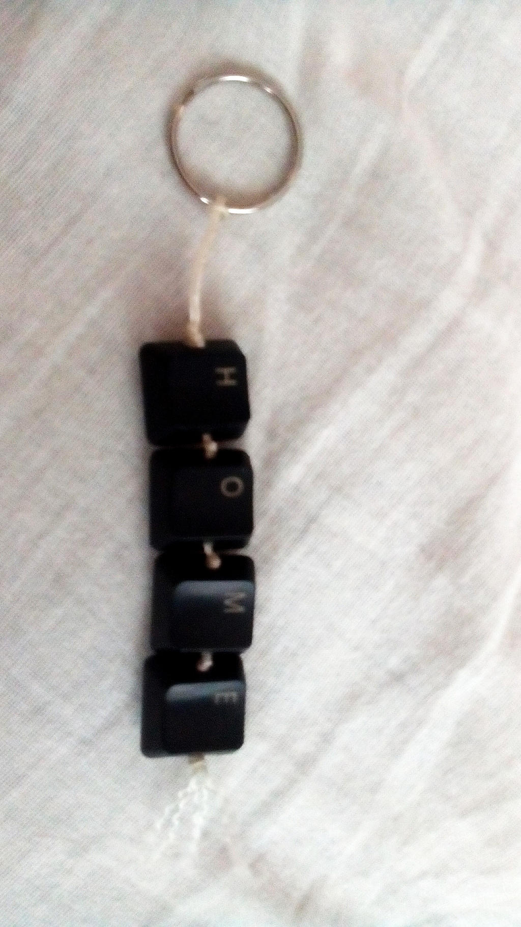 Keyboard buttons keychain