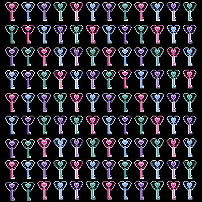 Fun Keys Background Magical Cute Pixalted Key Wallpaper (black) by synthiyuh on DeviantArt