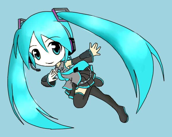 Hatsune Miku Lineart by sketchesand-drawings on DeviantArt