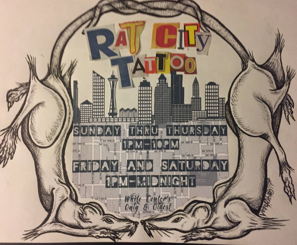 Rat City Tattoo by VegetAblE138 on DeviantArt
