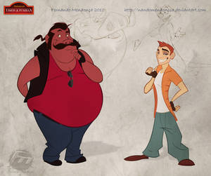 Humanized Timon and Pumba Body