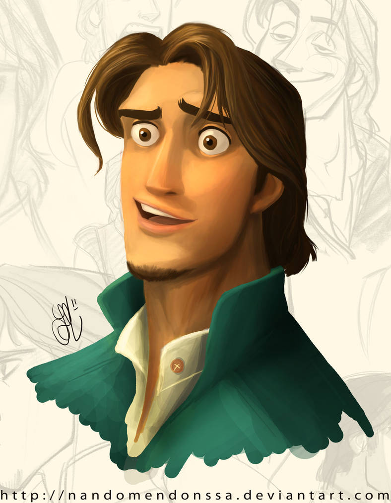 Flynn Rider Color Test by nandomendonssa on DeviantArt