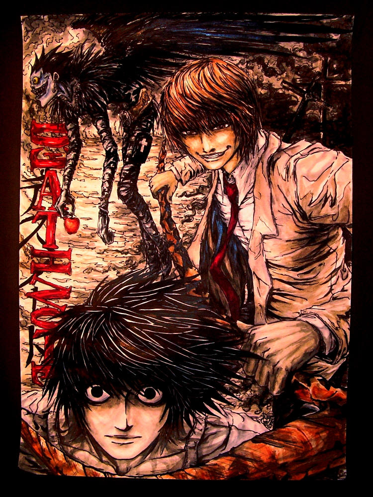 Death Note: Poster Gift Art by 13Mirror on DeviantArt