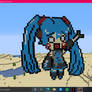 Hatsune Miku in Minecraft