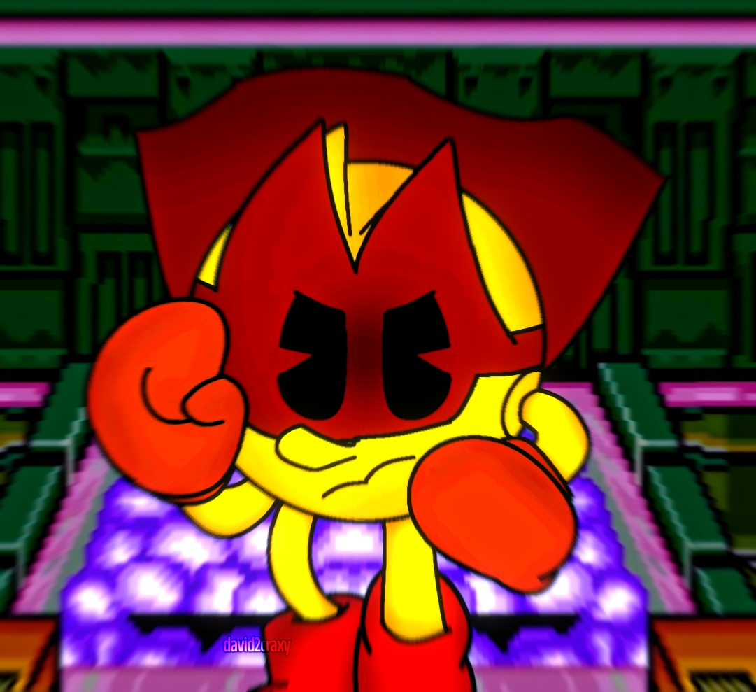 Pac Man Rage Deviantart Super Pac-Man by David2Craxy on DeviantArt